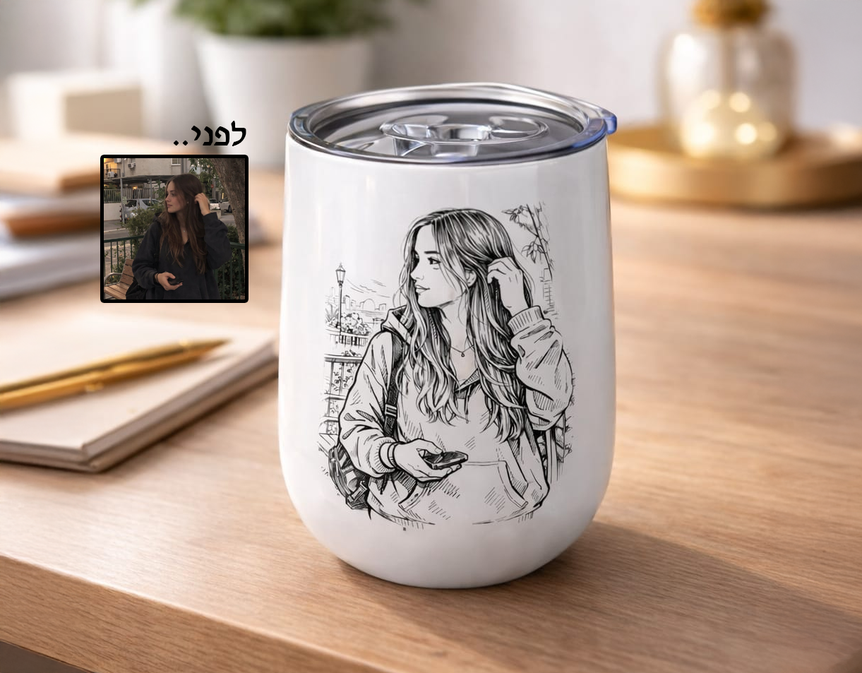 כוס האגמאג תרמית בהתאמה אישית – תמונה 3