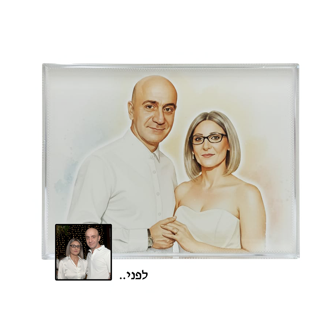 מעמד זכוכית קריסטל פרימיום עבה – תמונה 4