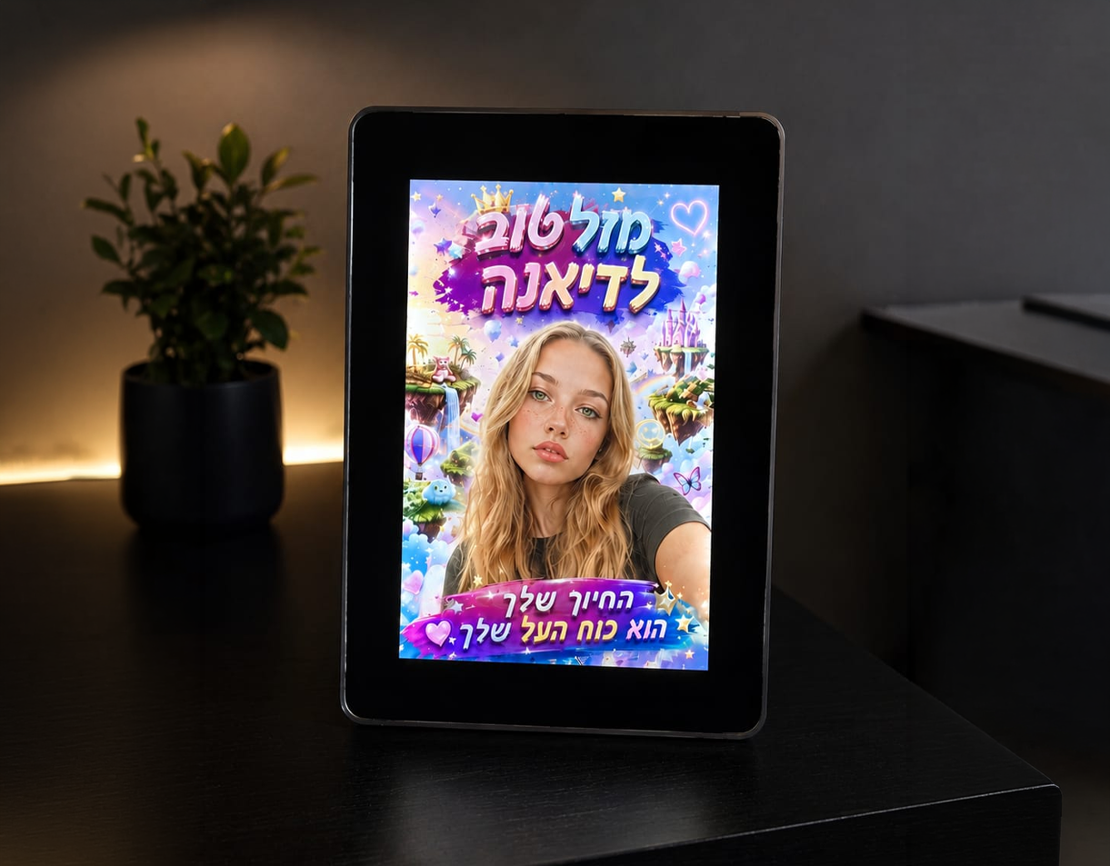 מראת פלא מוארת בעיצוב אישי – תמונה 5