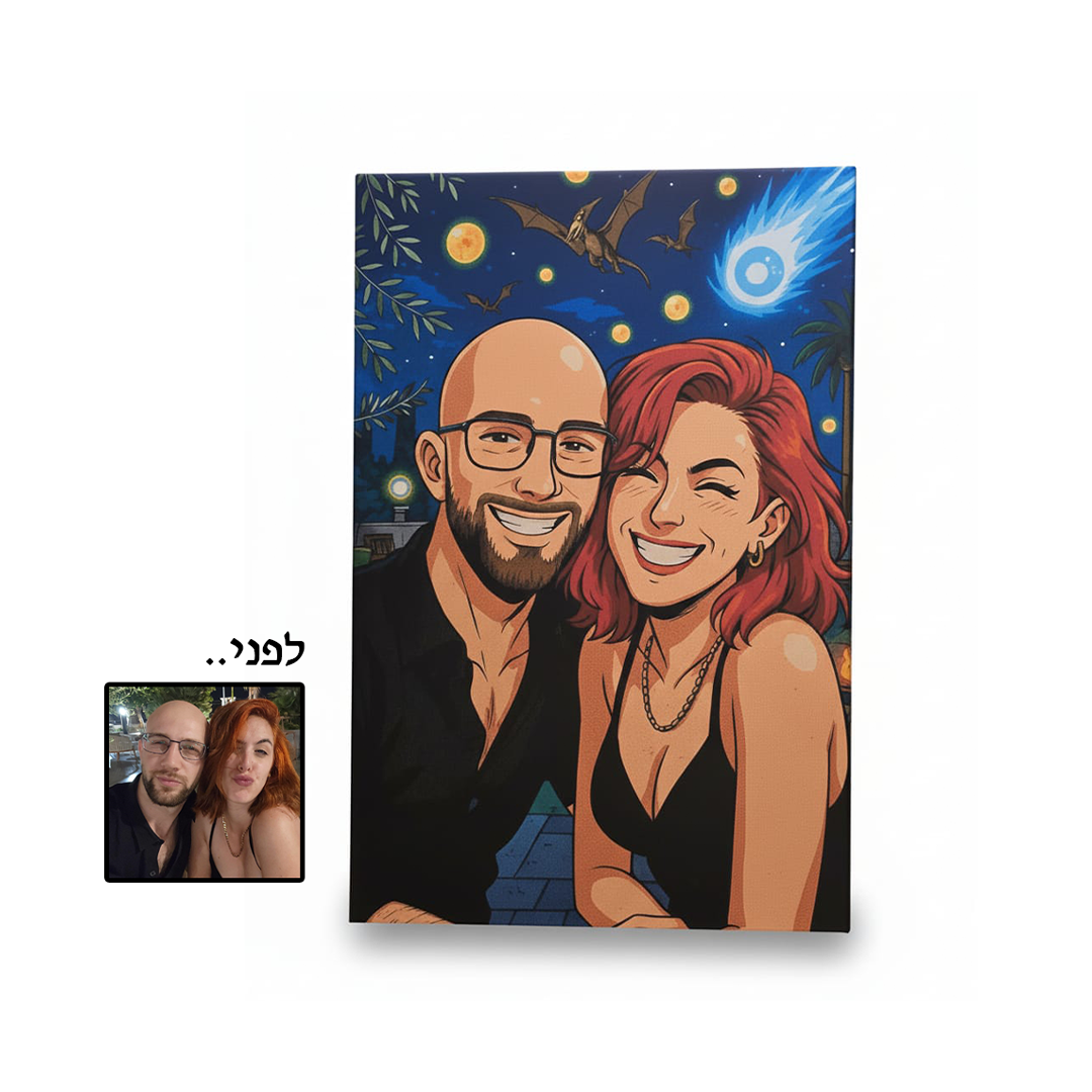 תמונת קנבס מעוצבת עם הנצחה – תמונה 3