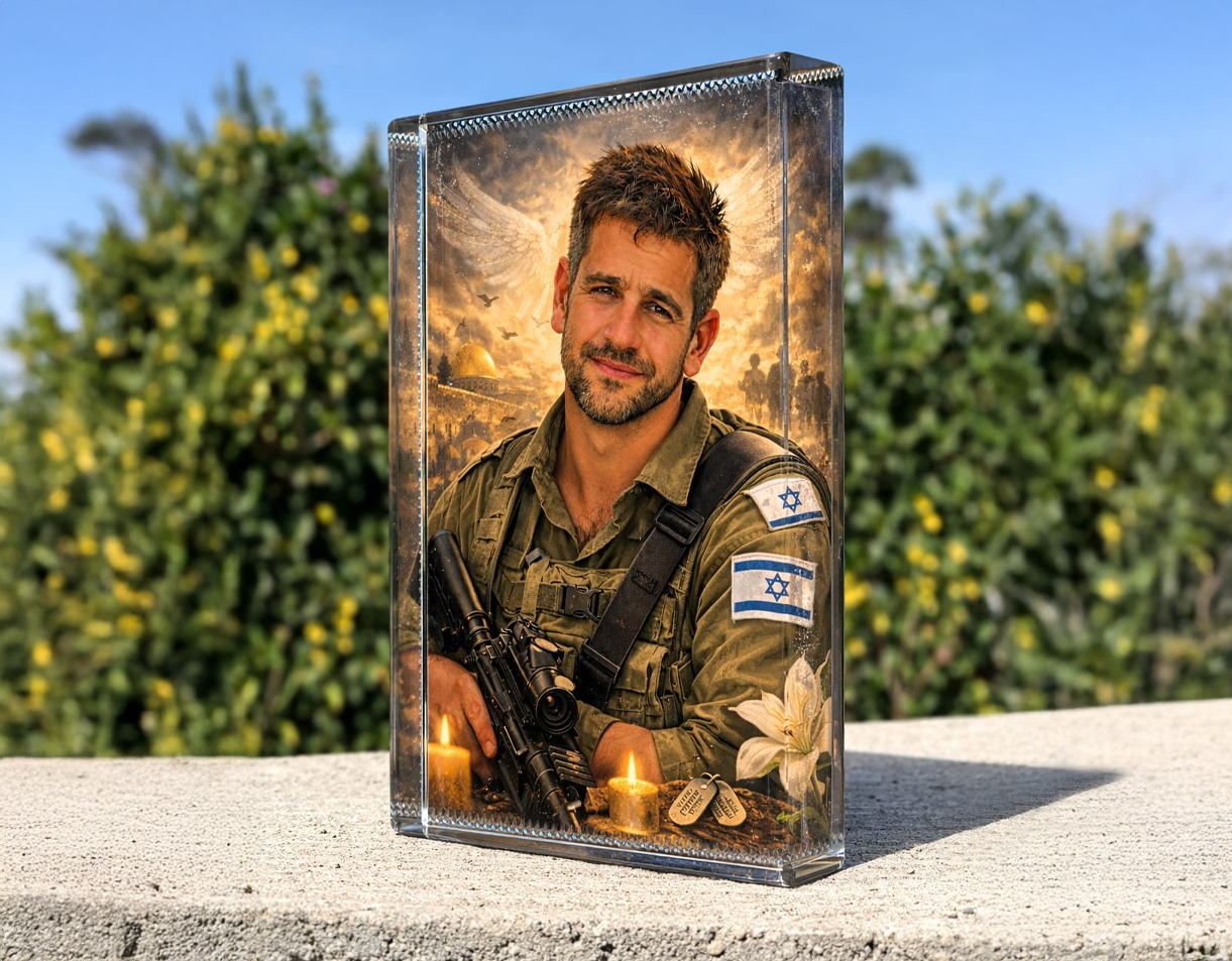מעמד זכוכית קריסטל פרימיום עבה – תמונה 3