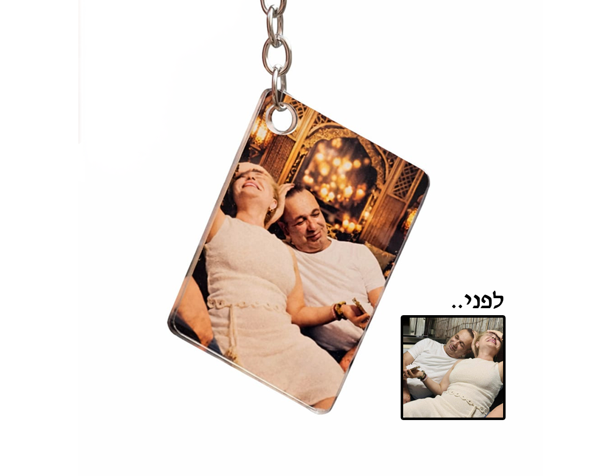 מחזיק מפתחות אקריל מעוצב – תמונה 2